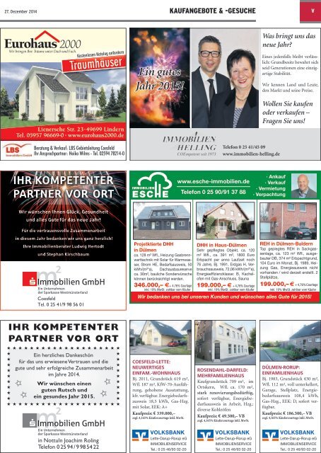 IMMOBILIEN Magazin Dezember 2014