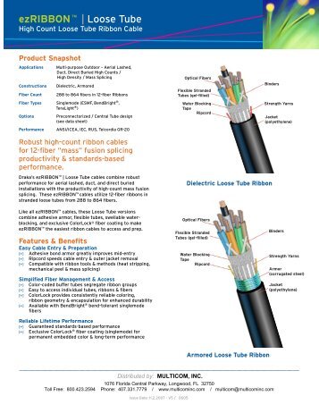 ezRIBBON ™ | Loose Tube - Multicom