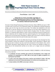 Press Release Ã¢Â€Â“ June 7, 2007 - Global Alumni Association of ...