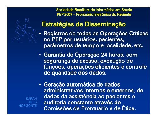 Luciano Romero Soares de Lima - Rede Sarah - SBIS