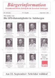 BÃ¼rgerinformation Salzbergen - 83. - 09/2002 - SPD Salzbergen