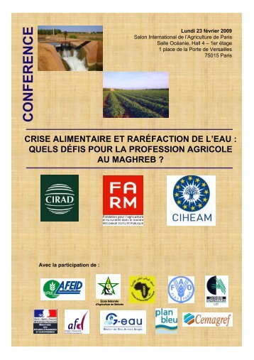 Téléchargez le programme (pdf, 584 Ko) - Fondation FARM