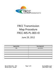 FRCC Transmission Map update procedure_FRCC-MS-PL-003 r0