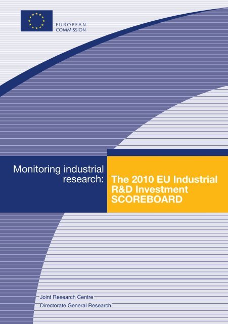 The 2010 EU Industrial R&D Investment Scoreboard - IRI - Europa