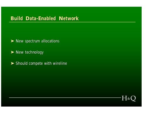 Broadband Wireless Opportunities - Wireless Communications ...