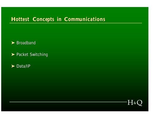 Broadband Wireless Opportunities - Wireless Communications ...