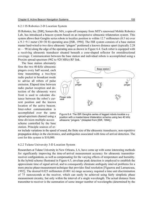 Where am I? Sensors and Methods for Mobile Robot Positioning