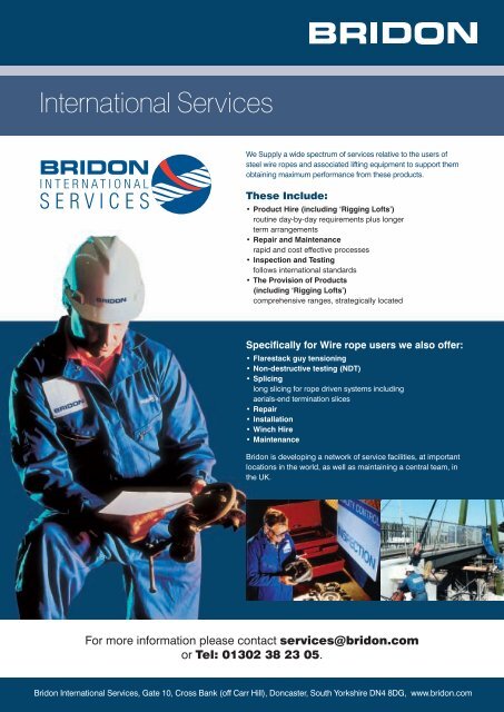 Crane Rope Examiners Course (2 day) - Bridon