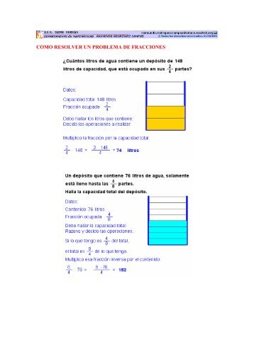 PROBLEMAS DE FRACCIONES EXPLICADOS