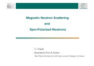 Magnetic Neutron Scattering and Spin-Polarized Neutrons