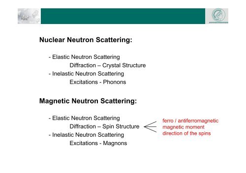 Magnetic Neutron Scattering and Spin-Polarized Neutrons