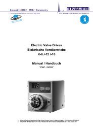 Electric Valve Drives Elektrische Ventilantriebe K-6 - KNAUER.NET ...