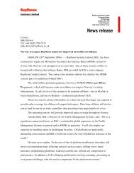 N ew s release - Raytheon UK