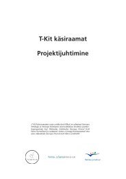 T-Kit kÃ¤siraamat Projektijuhtimine - Euroopa Noored