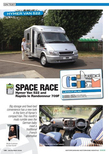 hymer van 522 - Out and About Live