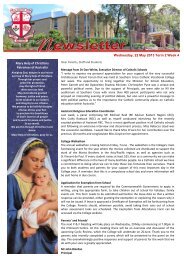 College Newsletter 22 May - Marist College Kogarah