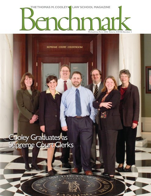 Benchmark - Michaelmas Term 2006 - Thomas M. Cooley Law School