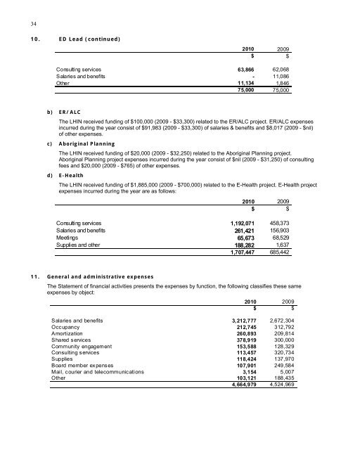 2009-10 Annual Report - Central East Local Health Integration ...