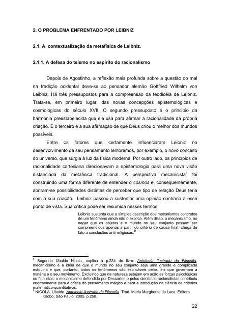 o teÃ­smo e o problema do mal em richard swinburne - FaJe