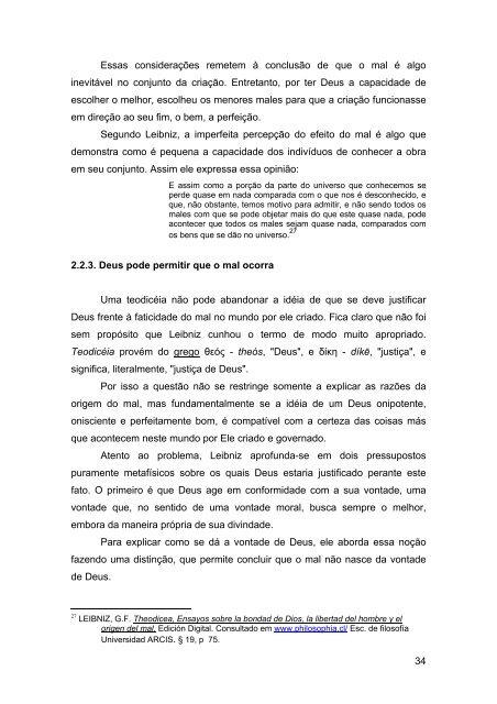 o teÃ­smo e o problema do mal em richard swinburne - FaJe