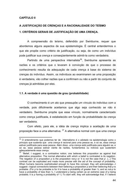 o teÃ­smo e o problema do mal em richard swinburne - FaJe