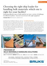 Choosing the right ship loader for handling bulk materials - Port ...