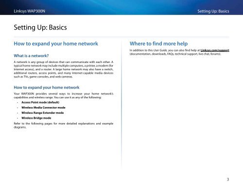 Linksys WAP300N User Guide - eStore.com.au