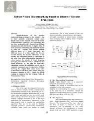 Robust Video Watermarking based on Discrete Wavelet ... - Ijcns.com