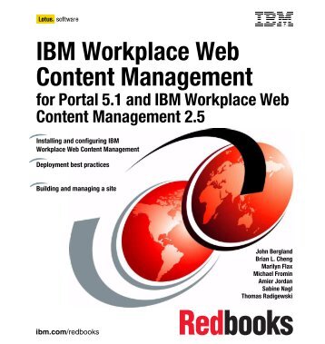 Web Content Management for Portal 5.1 and IBM Workplace Web ...