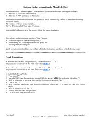 Instructions for Software Upgrade - Mitsubishi Digital Electronics ...