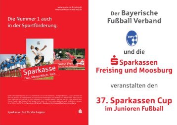 Die Nummer 1 auch in der Sportförderung. - Sparkasse Freising