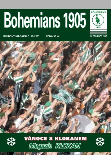 ÄÃ­slo 18/2007 VÃ¡noÄnÃ­ speciÃ¡l - Bohemians 1905