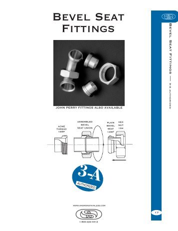 Sanitary Bevel seat fittings