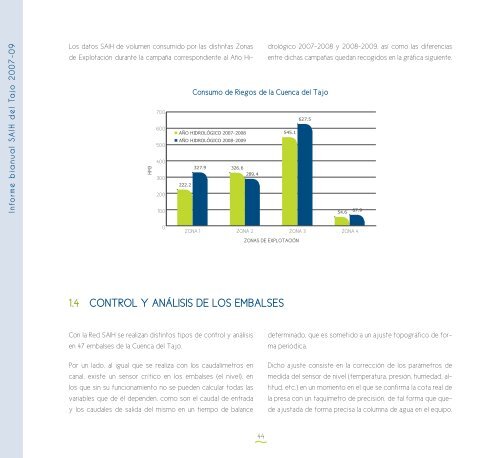 Informe bianual SAIH del Tajo 2007-09 - ConfederaciÃ³n ...