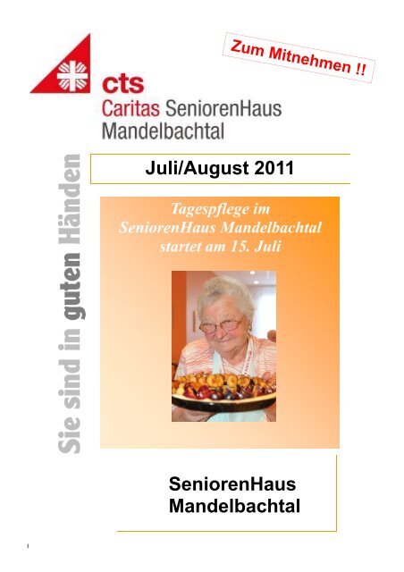 HZ Ormesheim Juli August 2011.pub - Caritas SeniorenHaus ...