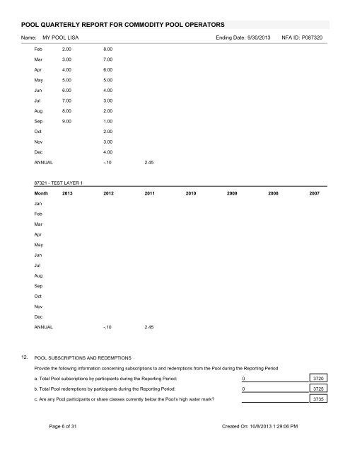 EasyFile CFTC Form PQR Template