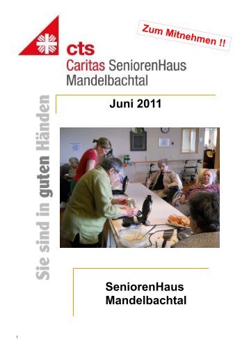HZ Ormesheim Juni 2011.pub - Caritas SeniorenHaus Mandelbachtal