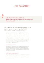 Case Study: Development Center in der ... - von Rundstedt