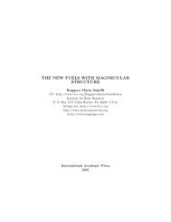 the new fuels with magnecular structure - Institute for Basic Research