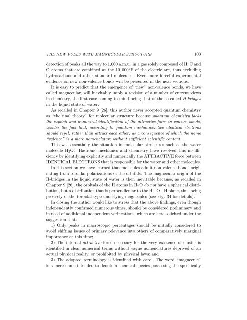 the new fuels with magnecular structure - Institute for Basic Research