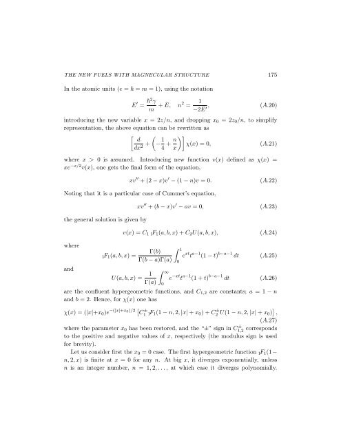 the new fuels with magnecular structure - Institute for Basic Research