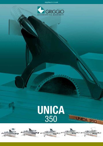 UNICA 350 EVO - Griggio Woodworking Machinery