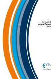 EuroMaint Annual Report 2012 - EuroMaint Rail
