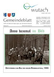 Mitteilungsblatt2013-07.pdf - der Gemeinde Wutach
