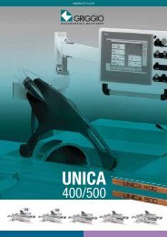 UNICA 400 - Griggio Woodworking Machinery