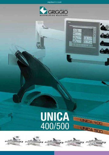 UNICA 400 - Griggio Woodworking Machinery