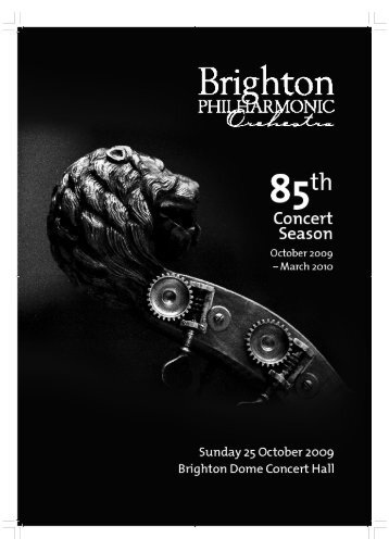 Download Concert Programme - Brighton Philharmonic Orchestra