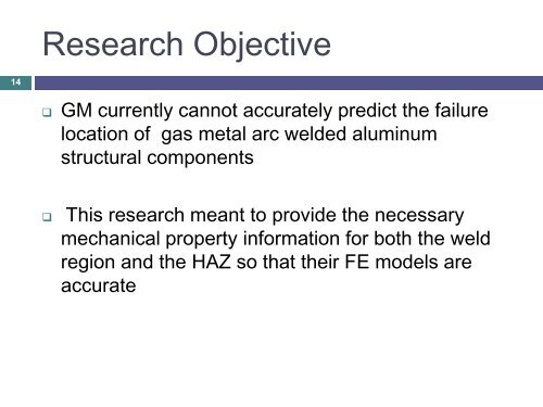 Mechanical Properties of Aluminum Welds - Course Notes