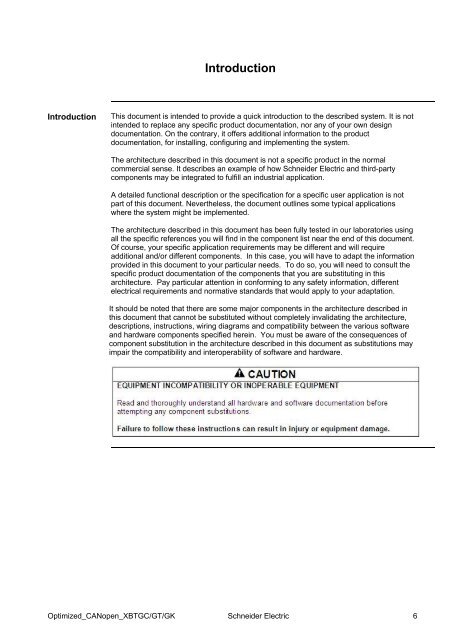 Compact / CANopen /HMI Controller / XBT GC ... - Schneider Electric