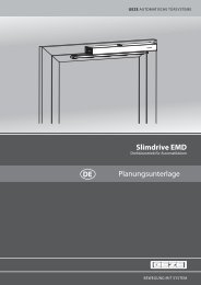 Slimdrive EMD Planungsunterlage